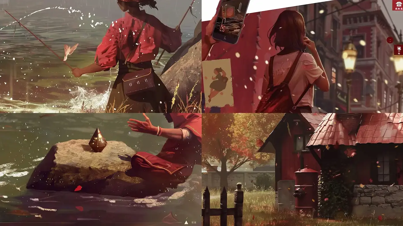 Serene and Evocative Visuals with a Touch of Nature - Midjourney sref style