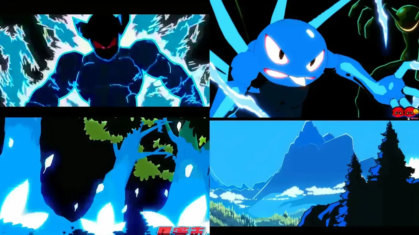 Dynamic and Bold Visual Style with Electric Energy - Midjourney sref style