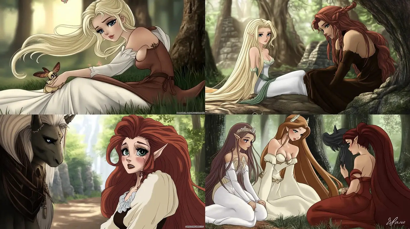 Enchanted Essence of Dreamy Fairytale Artistry - Midjourney sref style