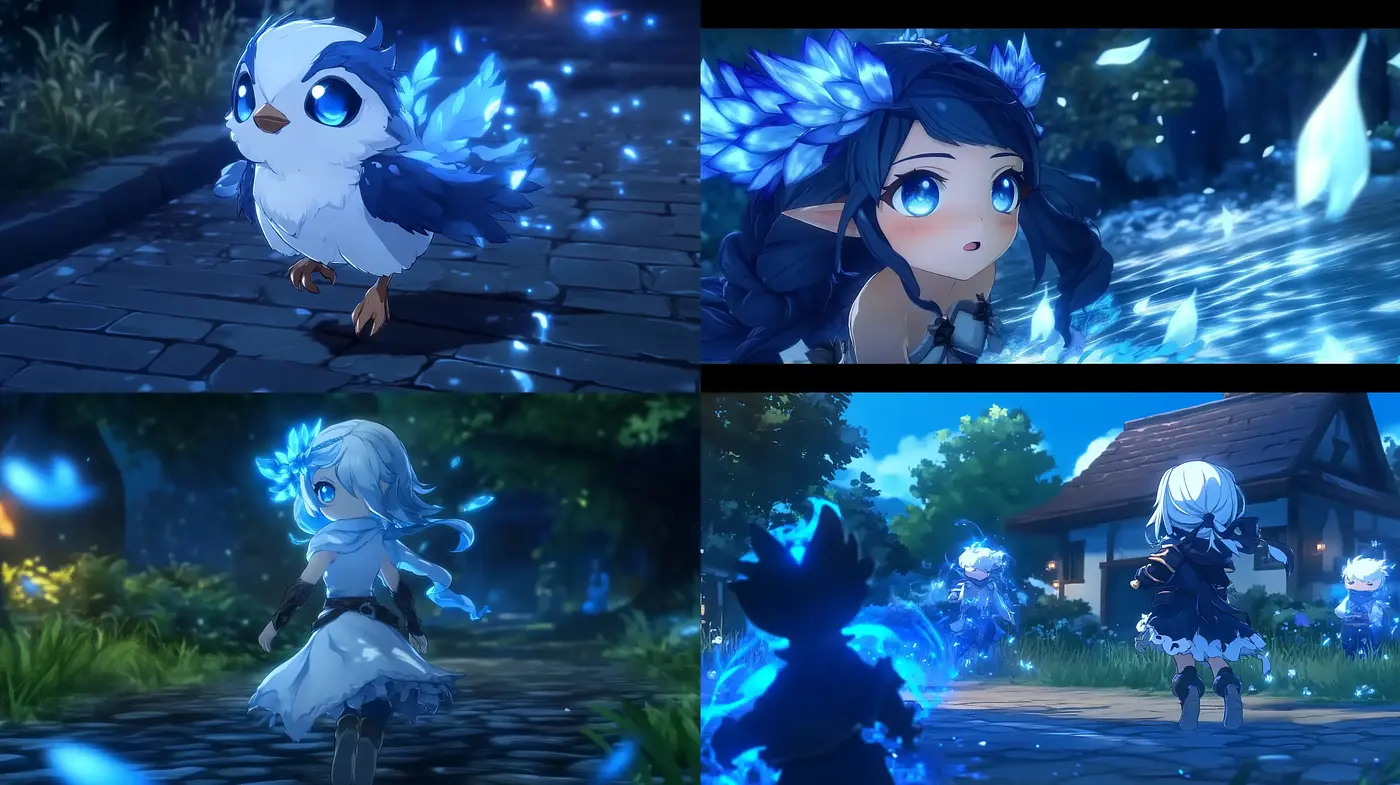 Luminous Ethereal Anime Enchantment - Midjourney sref style