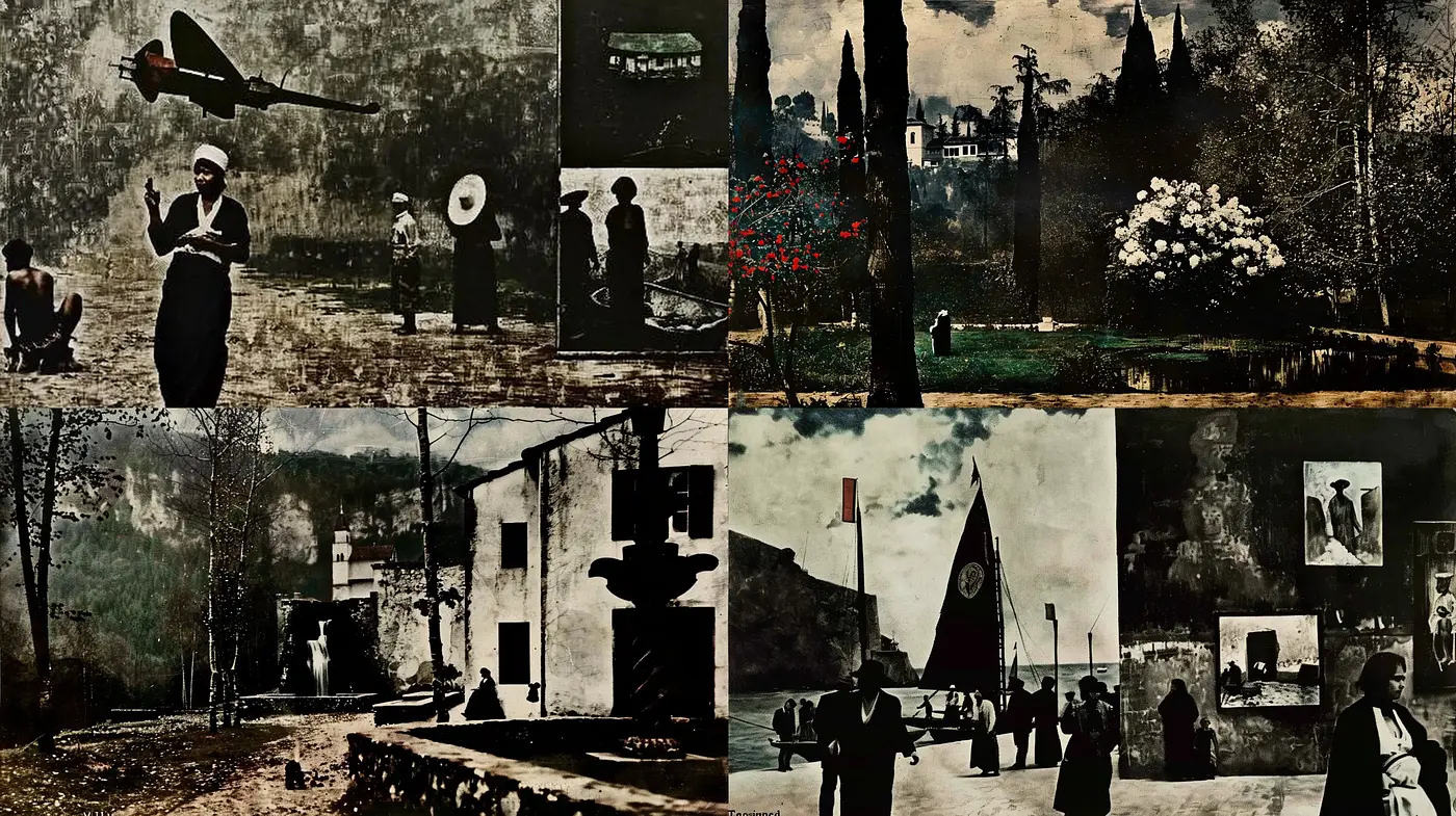 Timeless Sepia Echoes: Homage to Vintage Photography and Art - Midjourney sref style