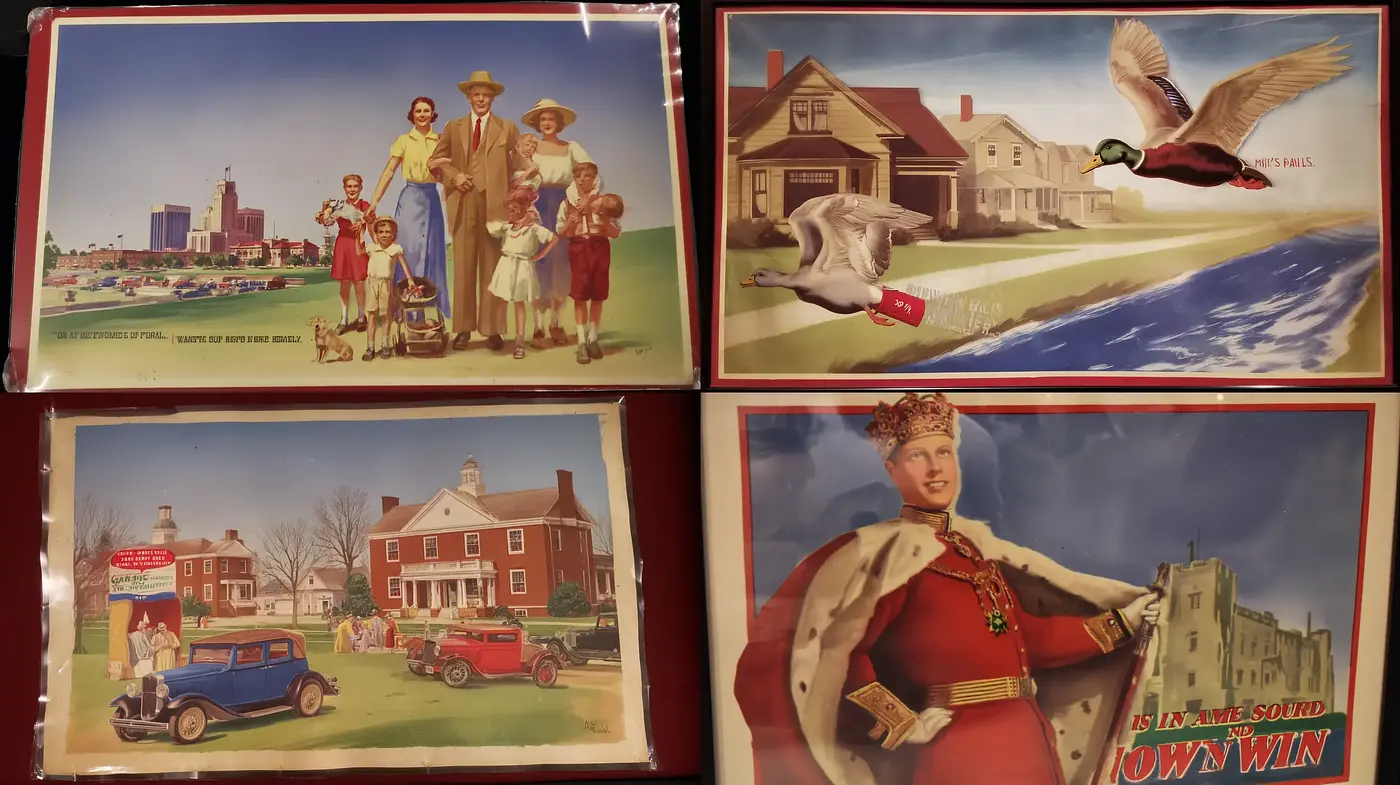 Nostalgic Americana with a Vintage Artistic Touch - Midjourney sref style