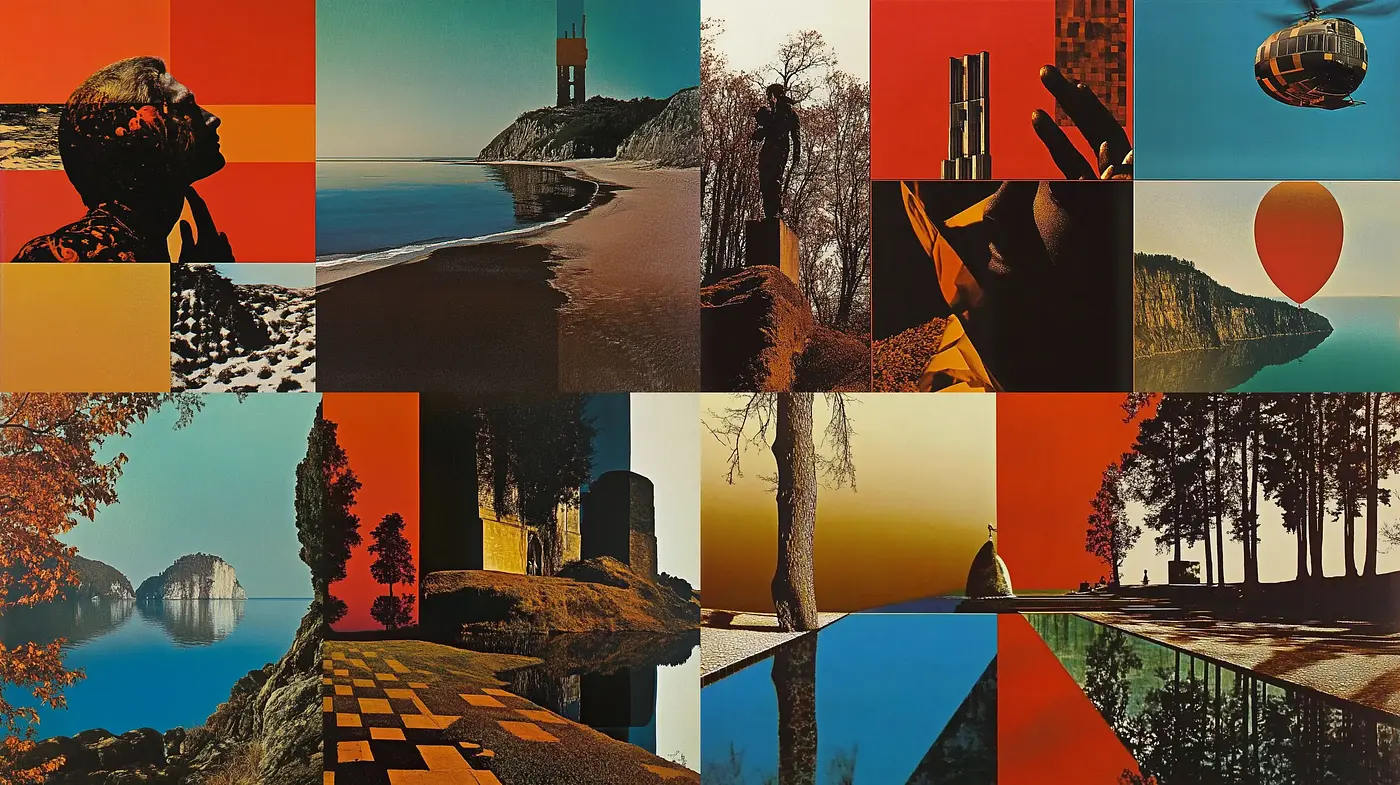 Harmonious Fusion of Surrealism and Retro Futurism - Midjourney sref style