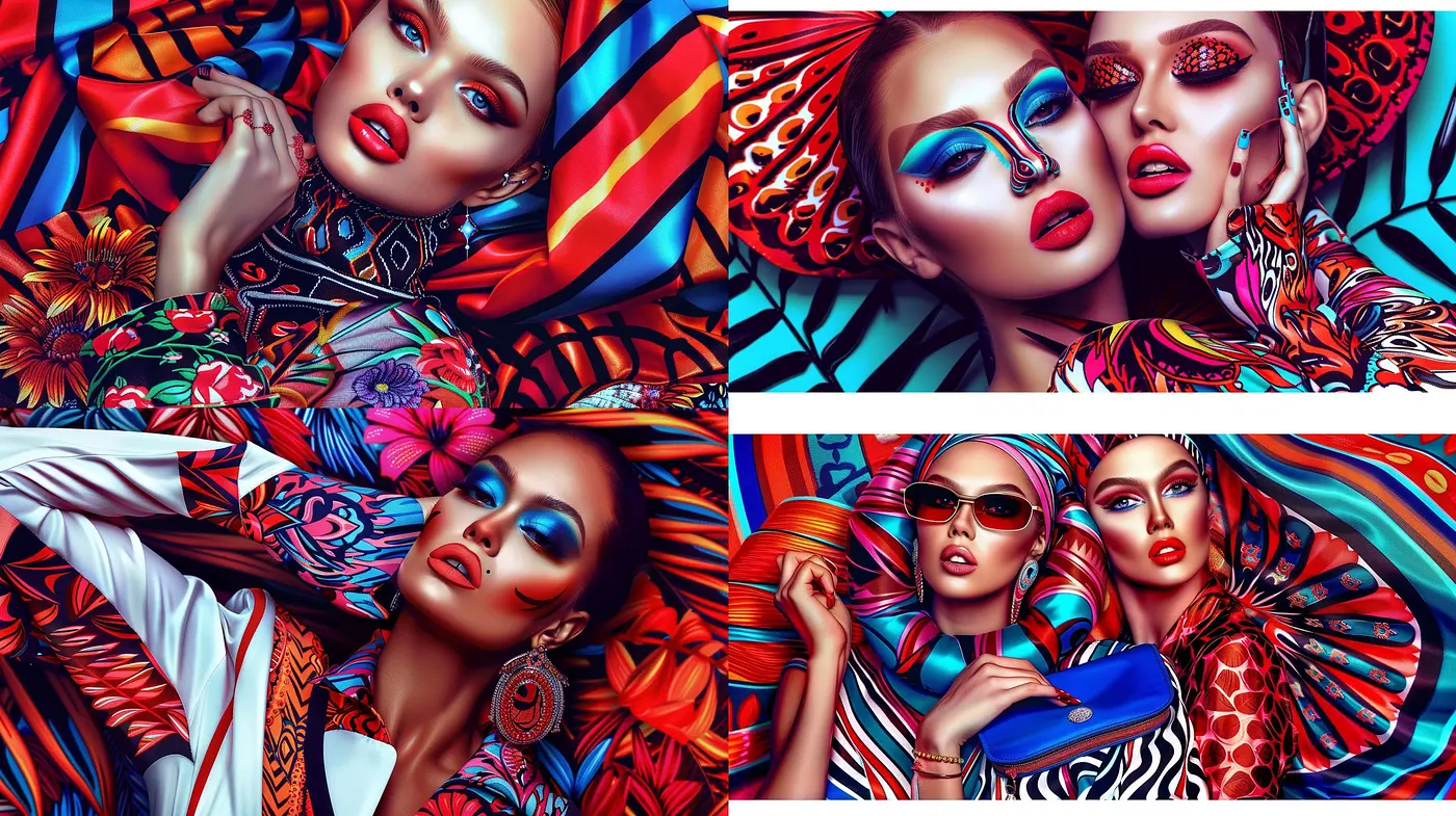 Vibrant Elegance and Surreal Beauty: A Study in Vivid Textures and Expressive Colors - Midjourney sref style