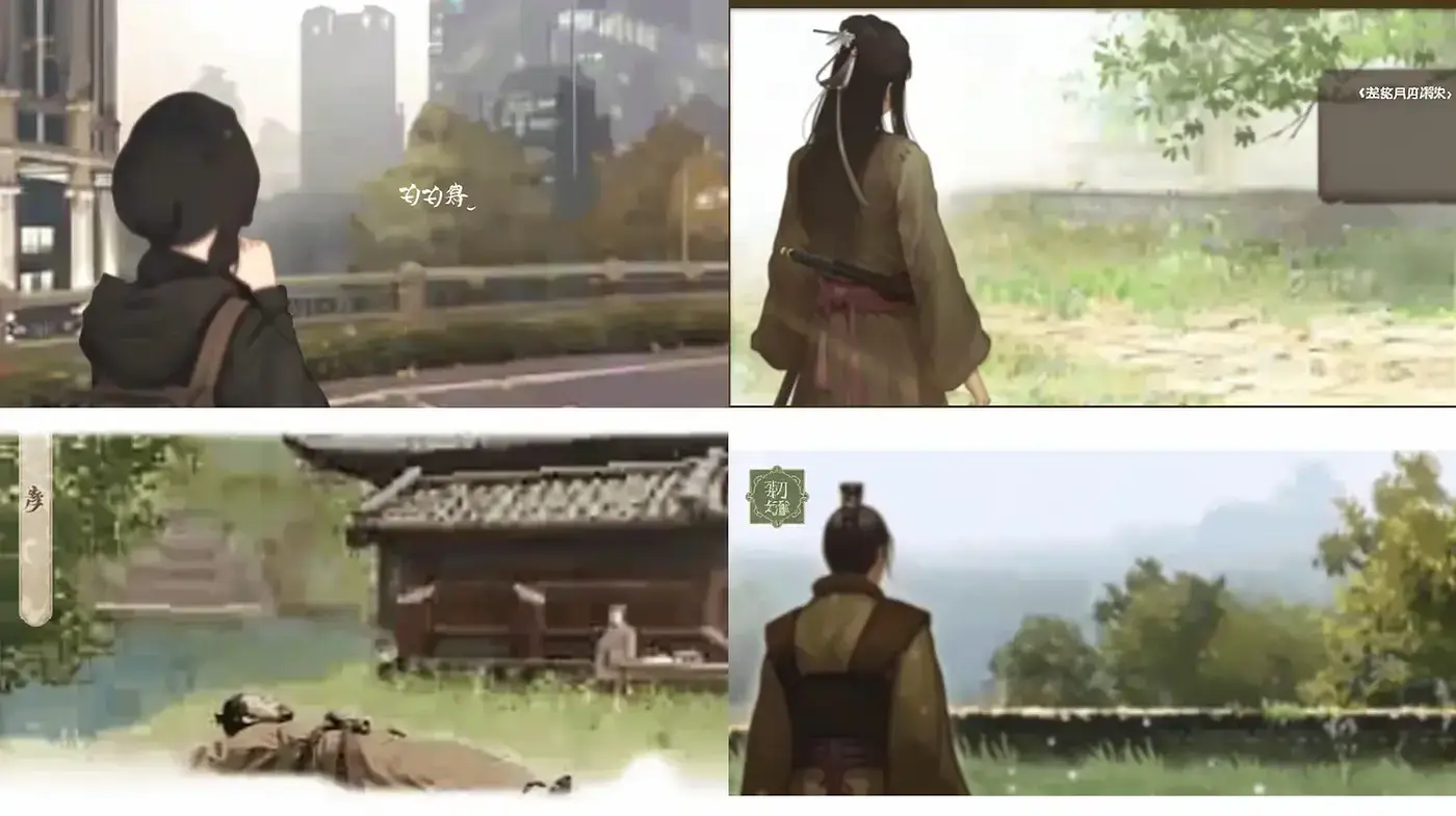 Ethereal Brushwork Harmony: A Serene Journey Through Stylized Landscapes - Midjourney sref style