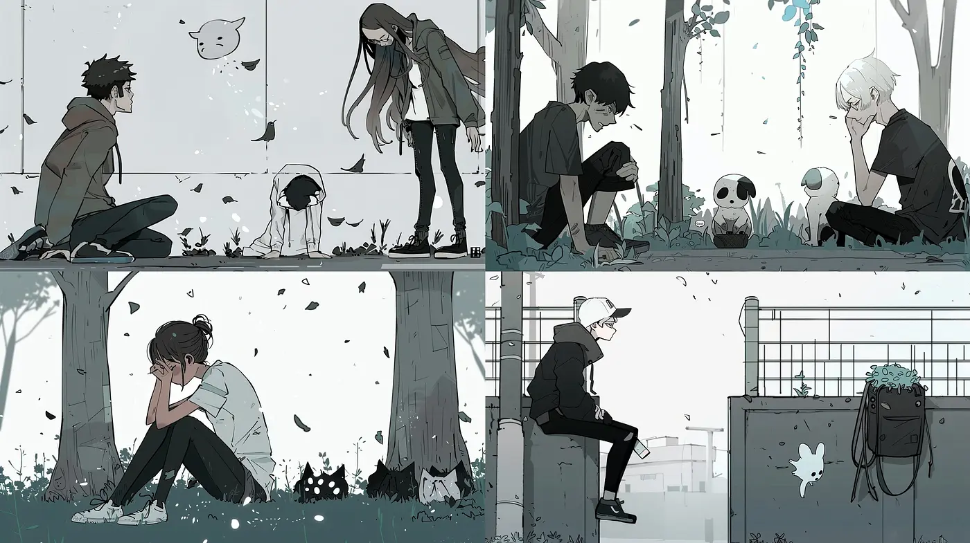 Monochromatic Moods: An Exploration of Subdued Colors and Emotional Storytelling - Midjourney sref style