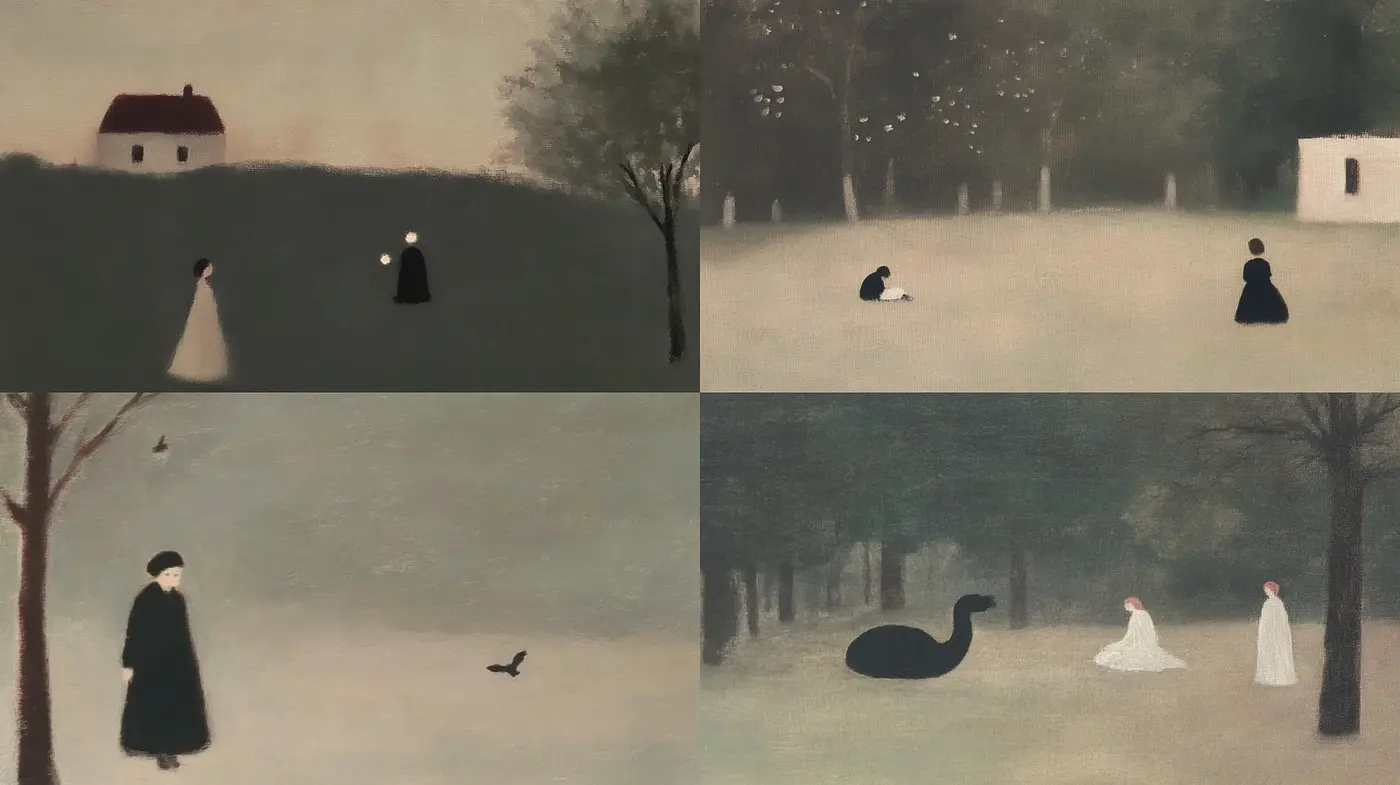 Whimsical and Dreamlike Landscapes with a Surreal Twist - Midjourney sref style