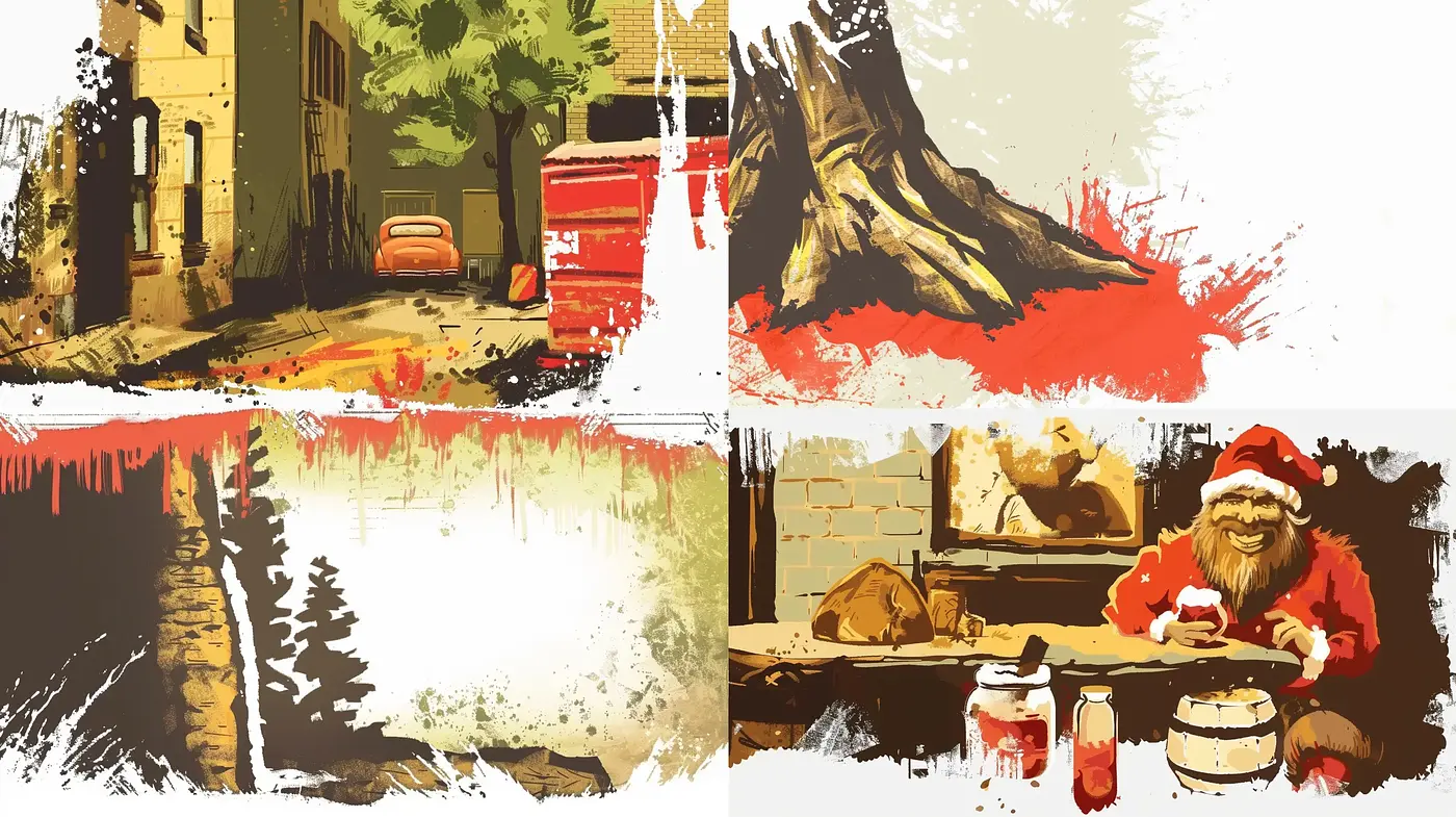 Warm-toned Nostalgic Vignettes with Rustic Charm - Midjourney sref style