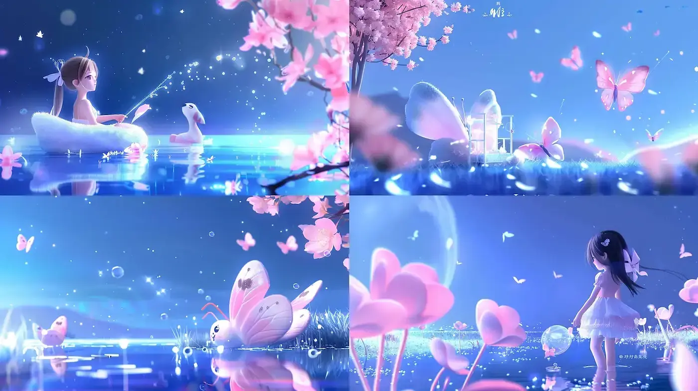 Ethereal and Dreamlike Aesthetic with Whimsical Elements - Midjourney sref style