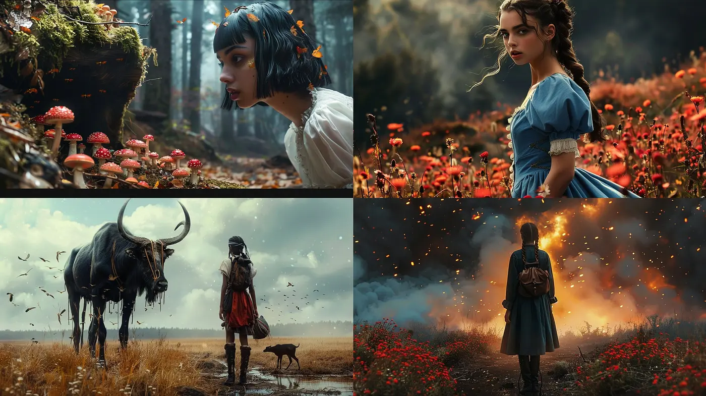 Ethereal Dusk: A Fusion of Cinematic Realism and Enchanted Atmospherics - Midjourney sref style
