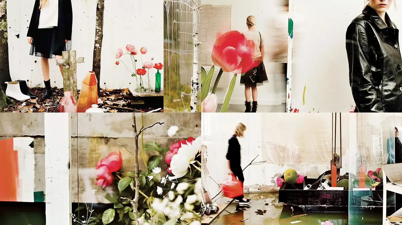 Contemporary Grunge with a Touch of Ephemeral Beauty - Midjourney sref style