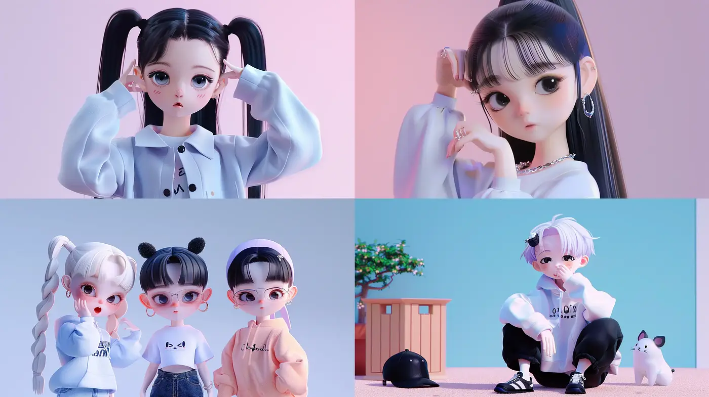 Pastel Dreamscapes with Anime-inspired Elegance - Midjourney sref style