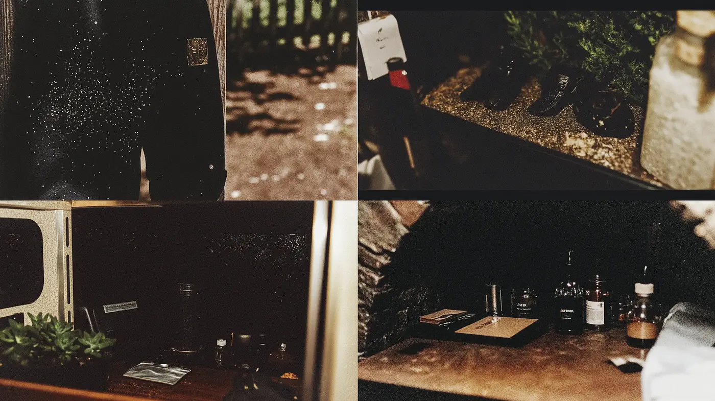 Nocturnal Elegance with a Tinge of Nostalgia - Midjourney sref style