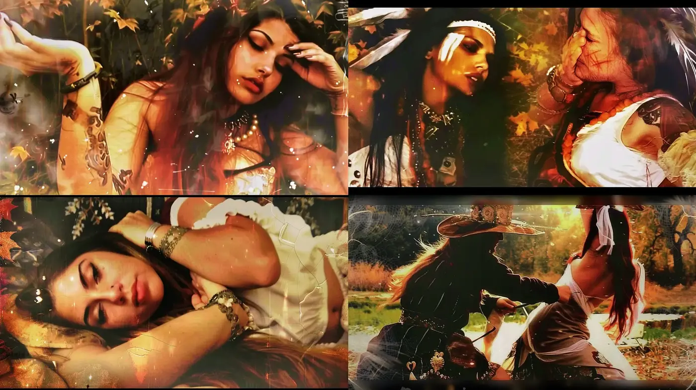 Enigmatic Twilight Hues: A Fusion of Vintage Ethereal Aesthetics - Midjourney sref style