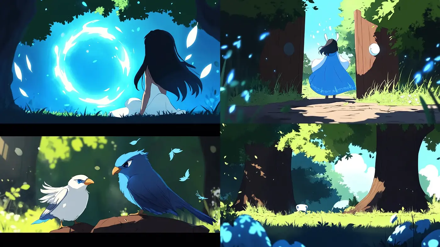 Luminescent Enchantment: A Fusion of Ethereal Light and Anime Aesthetics - Midjourney sref style