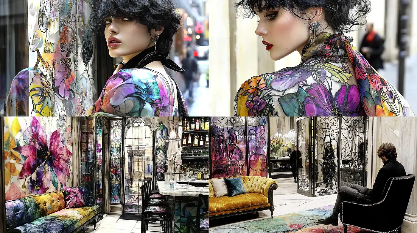 Ephemeral Elegance in Watercolor Whispers - Midjourney sref style