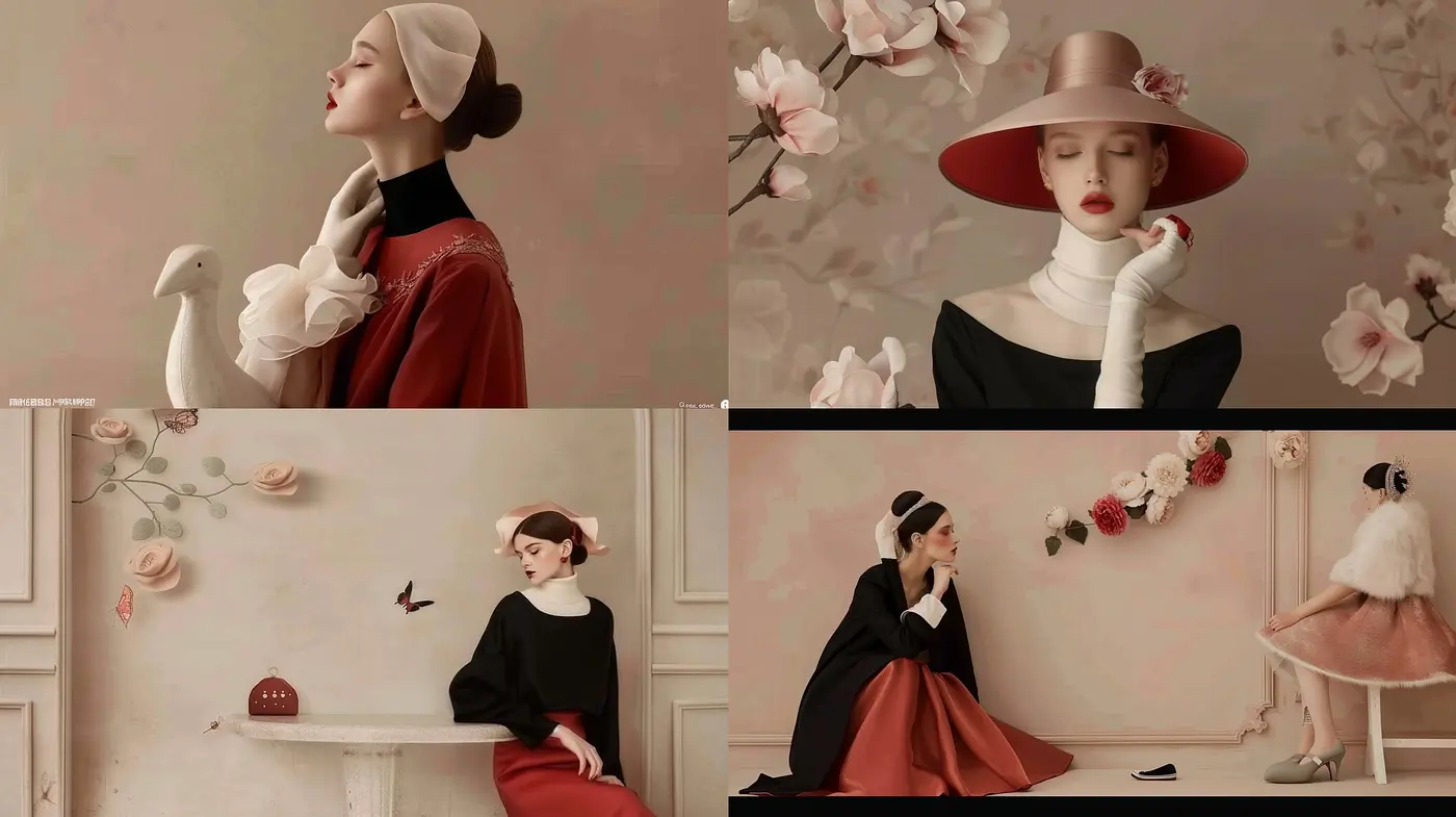 Ethereal Elegance in Monochromatic Pastels: A Dreamlike Symbiosis of Style and Serenity - Midjourney sref style