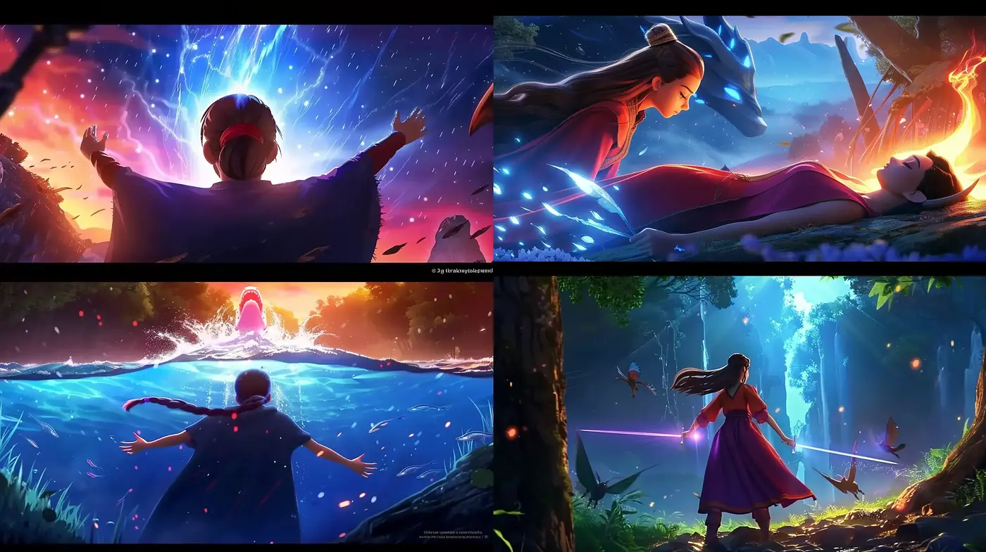 Ethereal Glow of Fantasy: A Brush with Magical Realism - Midjourney sref style