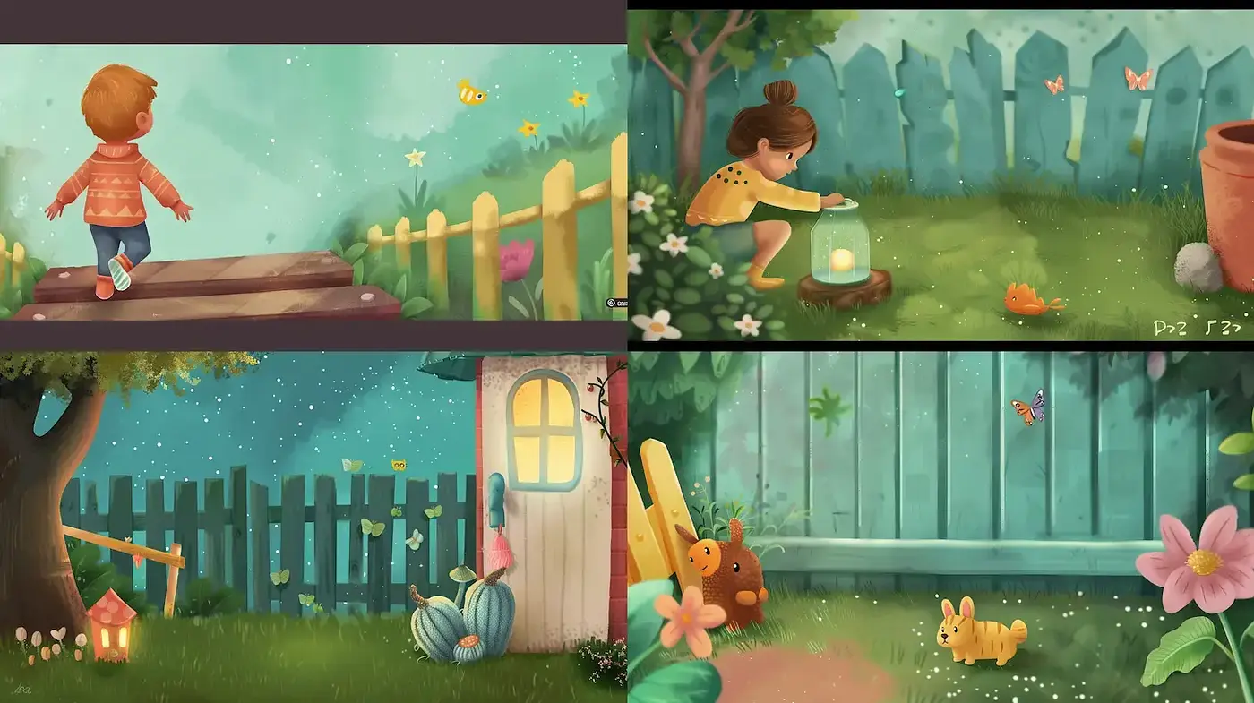 Whimsical and Playful Atmosphere with Soft Pastel Tones - Midjourney sref style