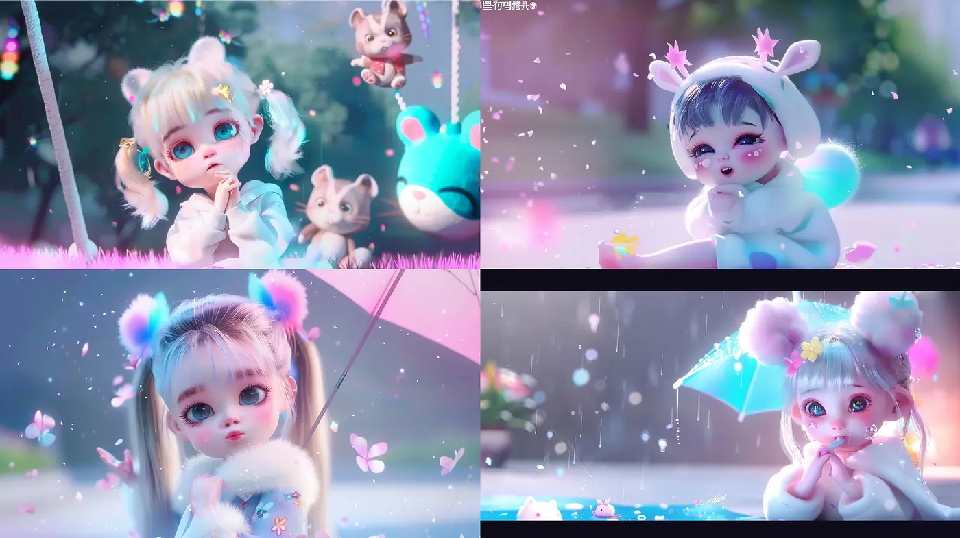 Ethereal Pastels: A Whimsical Journey Through Enchanting Anime-Inspired Imagery - Midjourney sref style