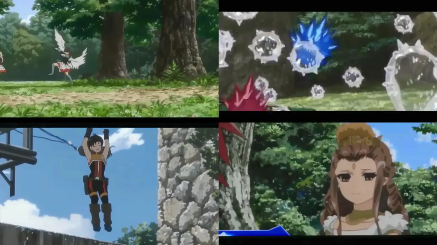 Consistent Anime Essence with Vivid Environmental Interaction - Midjourney sref style