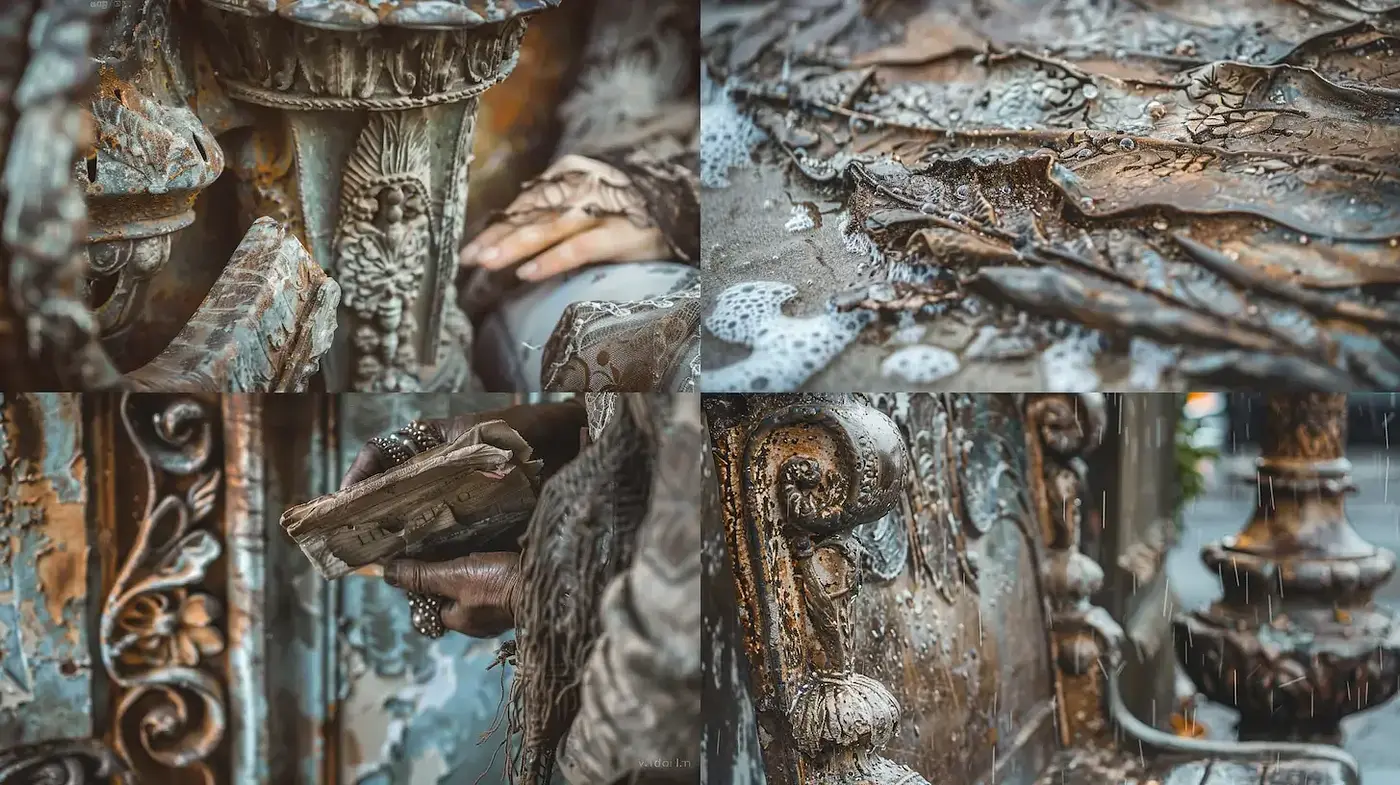 Intricate Textural Harmony with an Antique Essence - Midjourney sref style