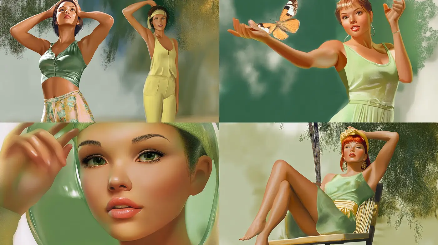 Sunlit Serenity: A Harmonious Blend of Soft Pastel Hues and Lifelike Digital Artistry - Midjourney sref style