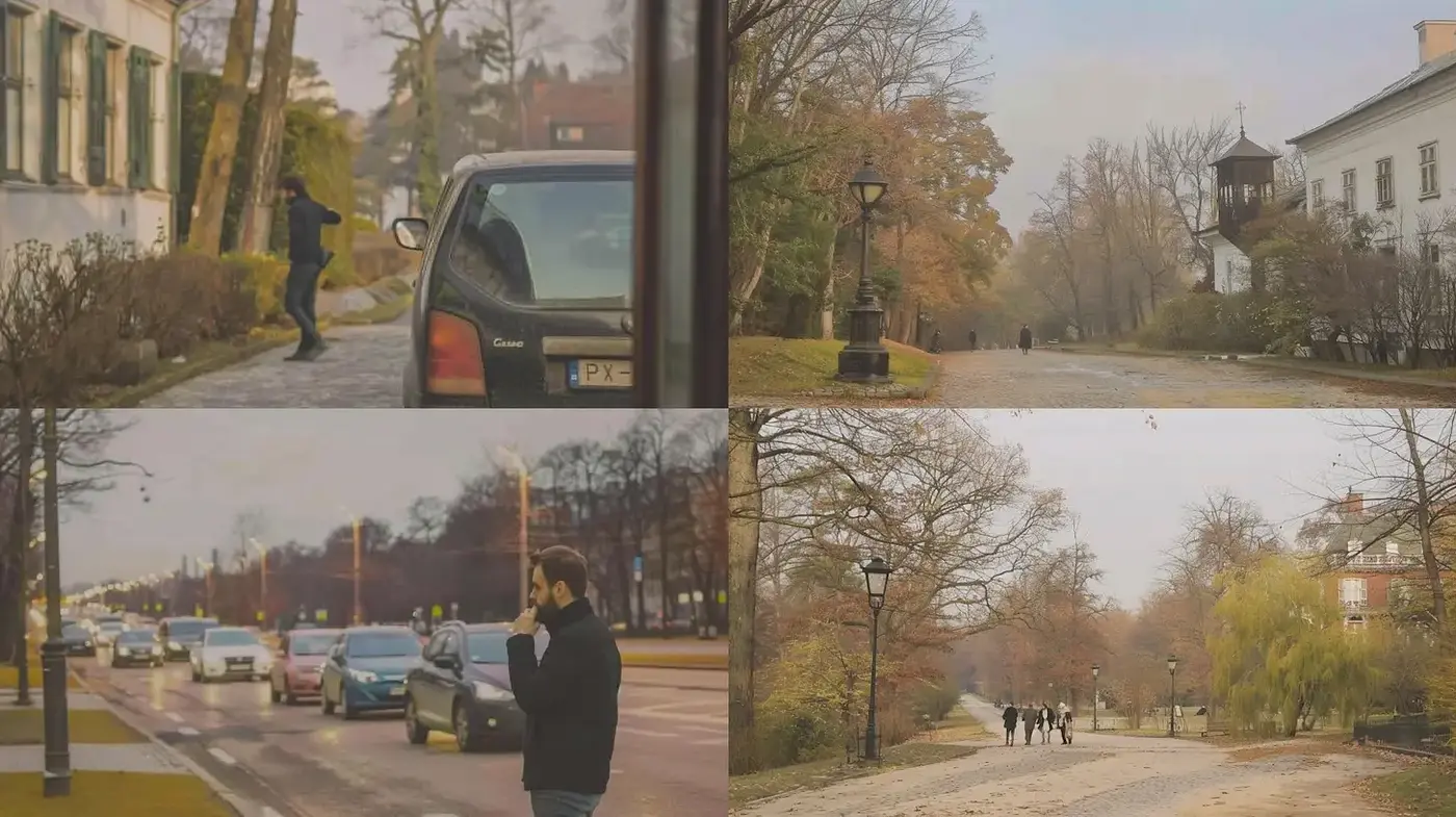 Elegant Autumn Scenes with a Cinematic Touch - Midjourney sref style
