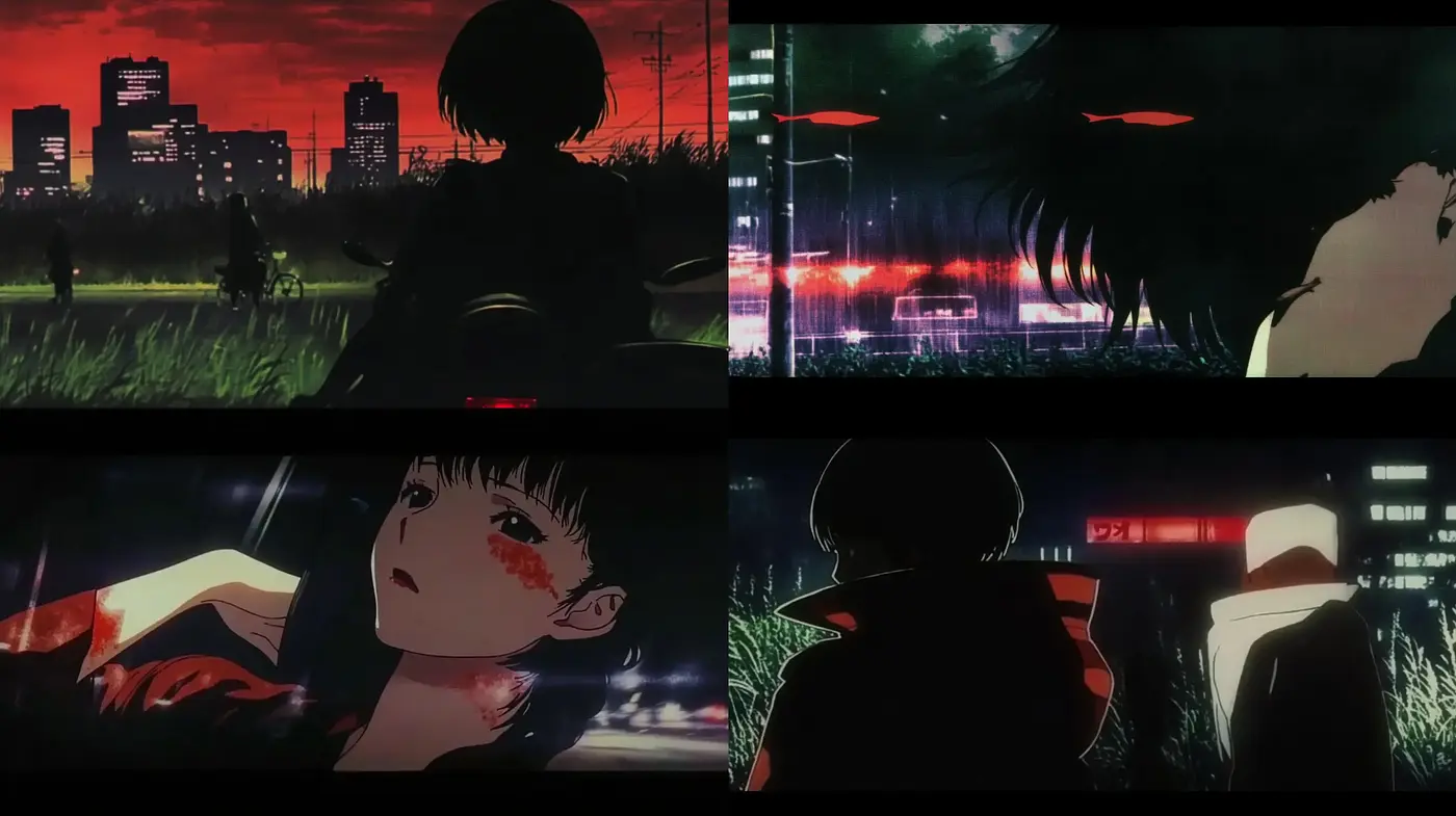 Dusk and Neon: A Cyberpunk Tapestry of Night - Midjourney sref style
