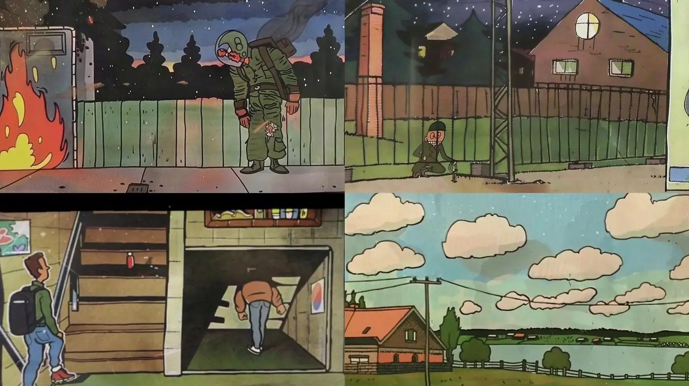 Consistent Stylized Comic-Illustration Fusion with Muted Tones and Vintage Undertones - Midjourney sref style