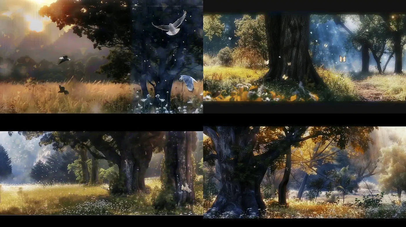 Luminous Pastoral Symphony: A Digital Homage to the Golden Age of Landscape Art - Midjourney sref style