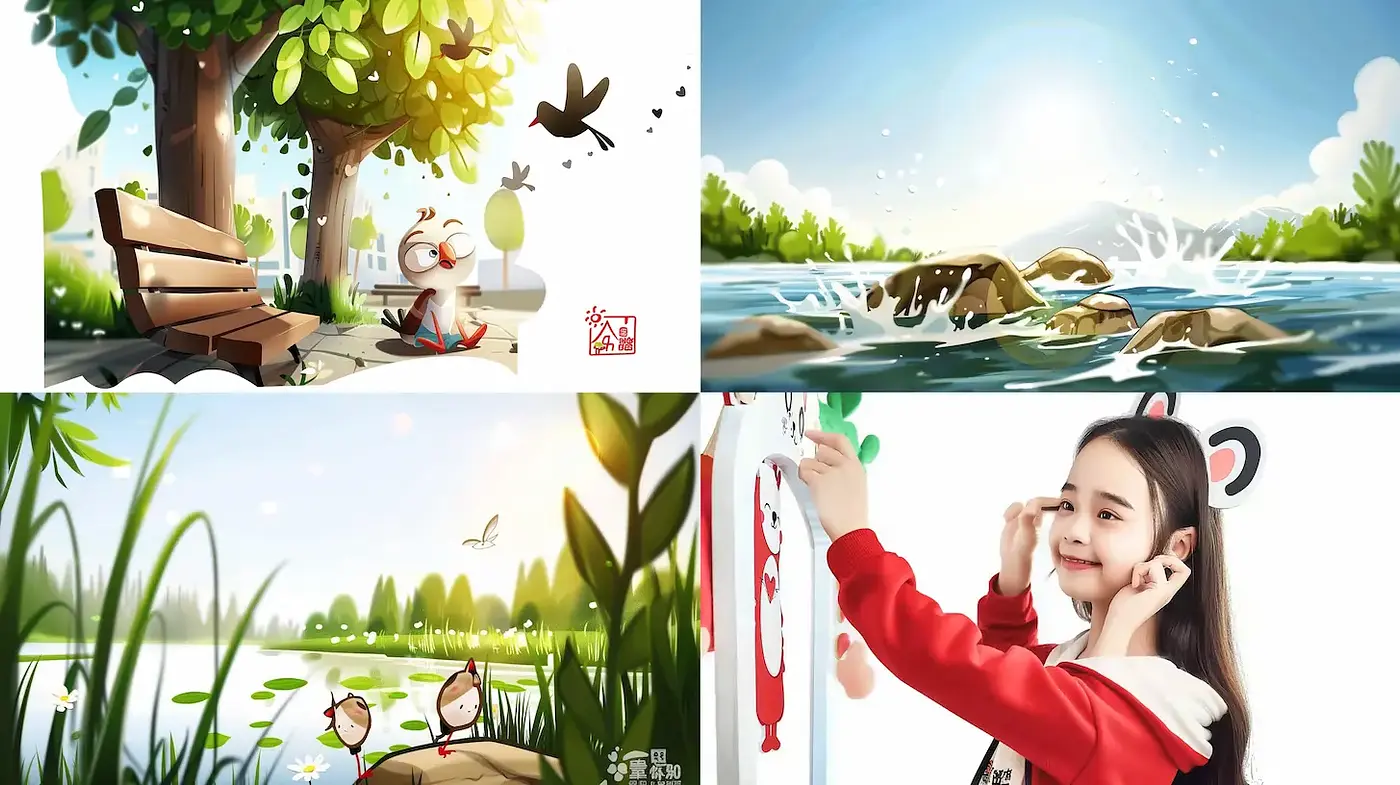 Lush and Playful Illustrations with Whimsical Charm - Midjourney sref style