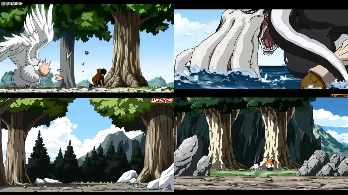 Dynamic Anime-Inspired Forest Encounters - Midjourney sref style