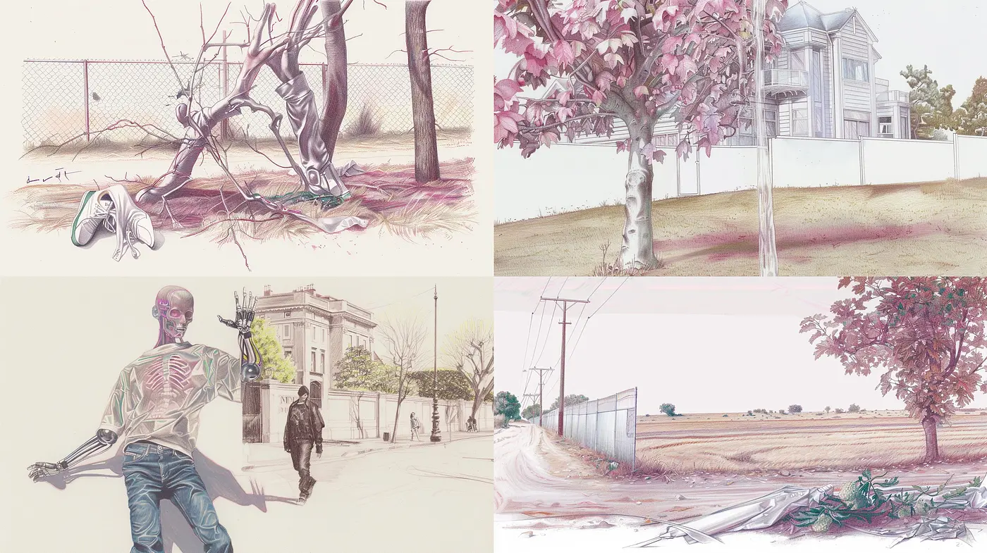 Subdued Pastel Dreamscapes with a Surrealistic Touch - Midjourney sref style