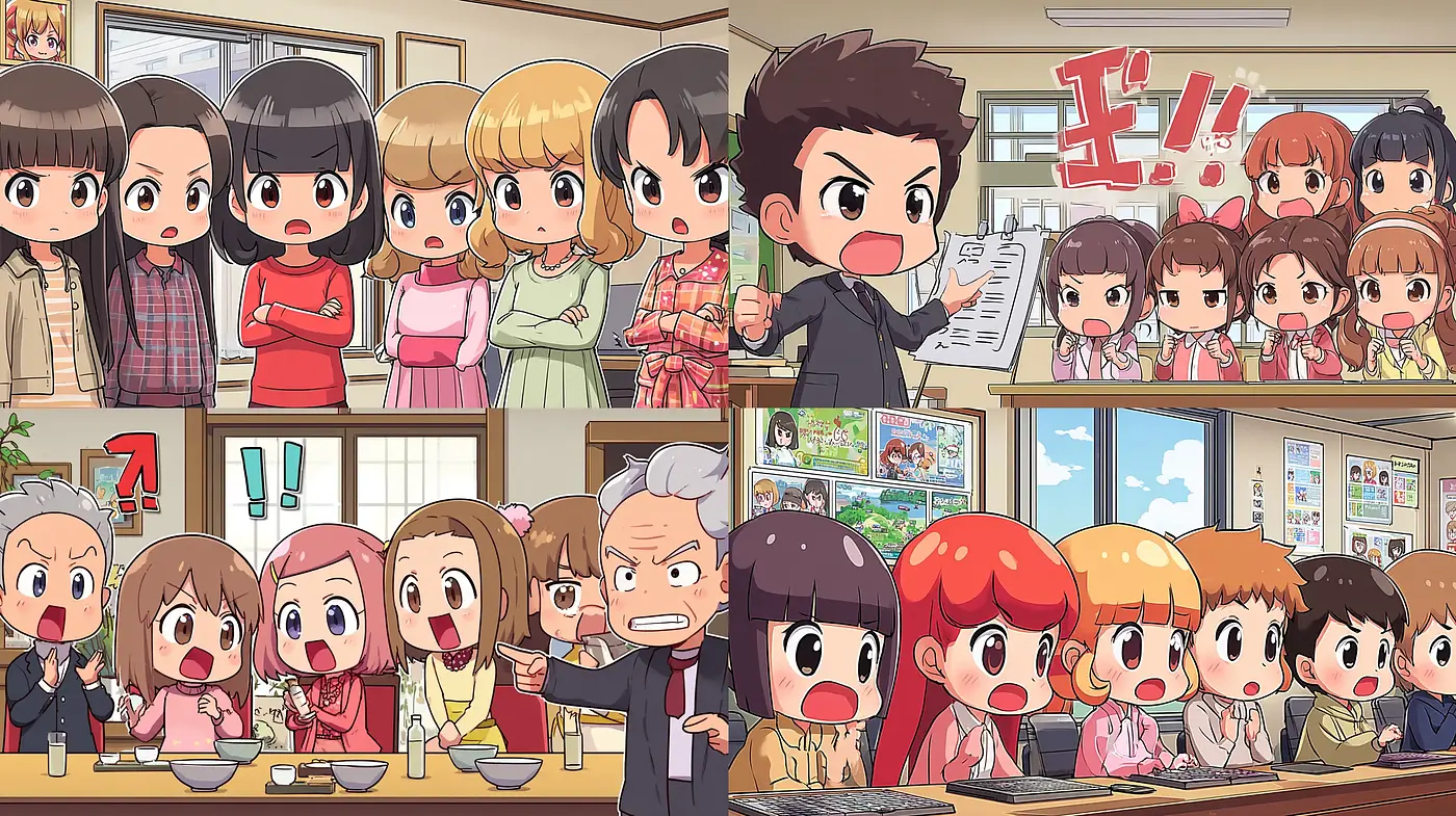 Charming and Expressive Cartoon Style with Soft Colors - Midjourney sref style