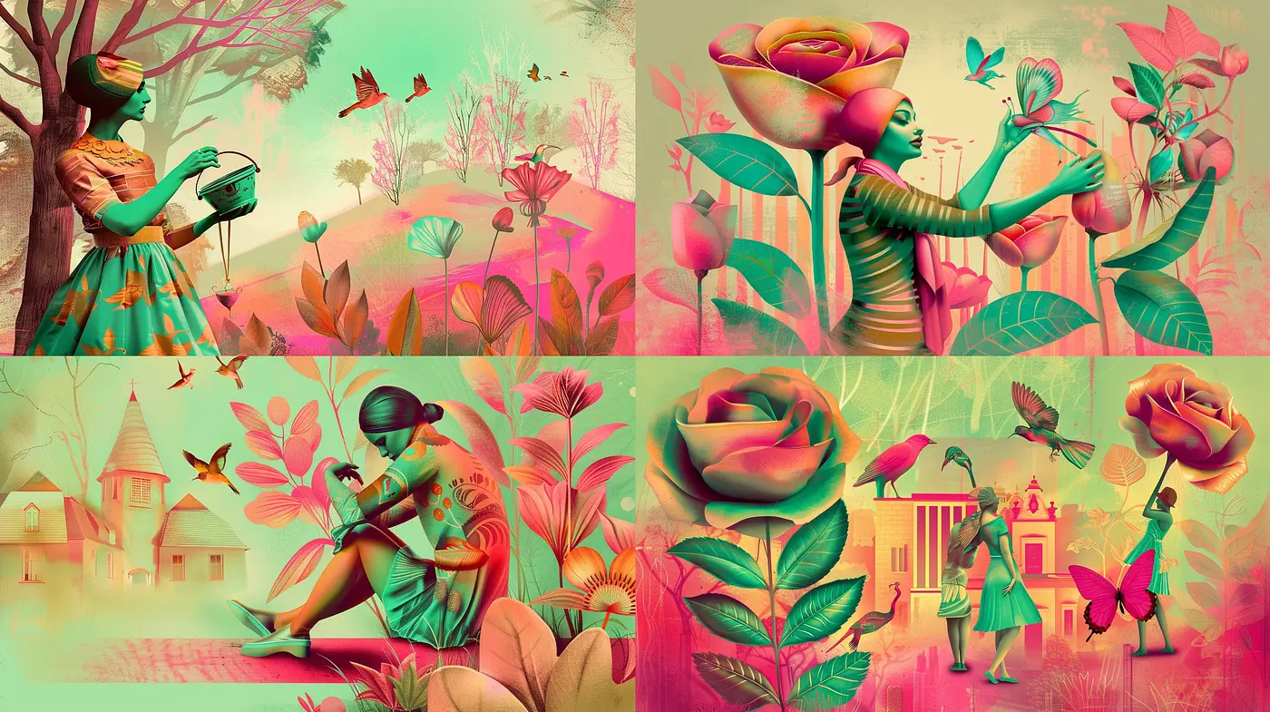 Surreal Pastel Dreamscape: A Homage to Magical Realism and Ethereal Visions - Midjourney sref style