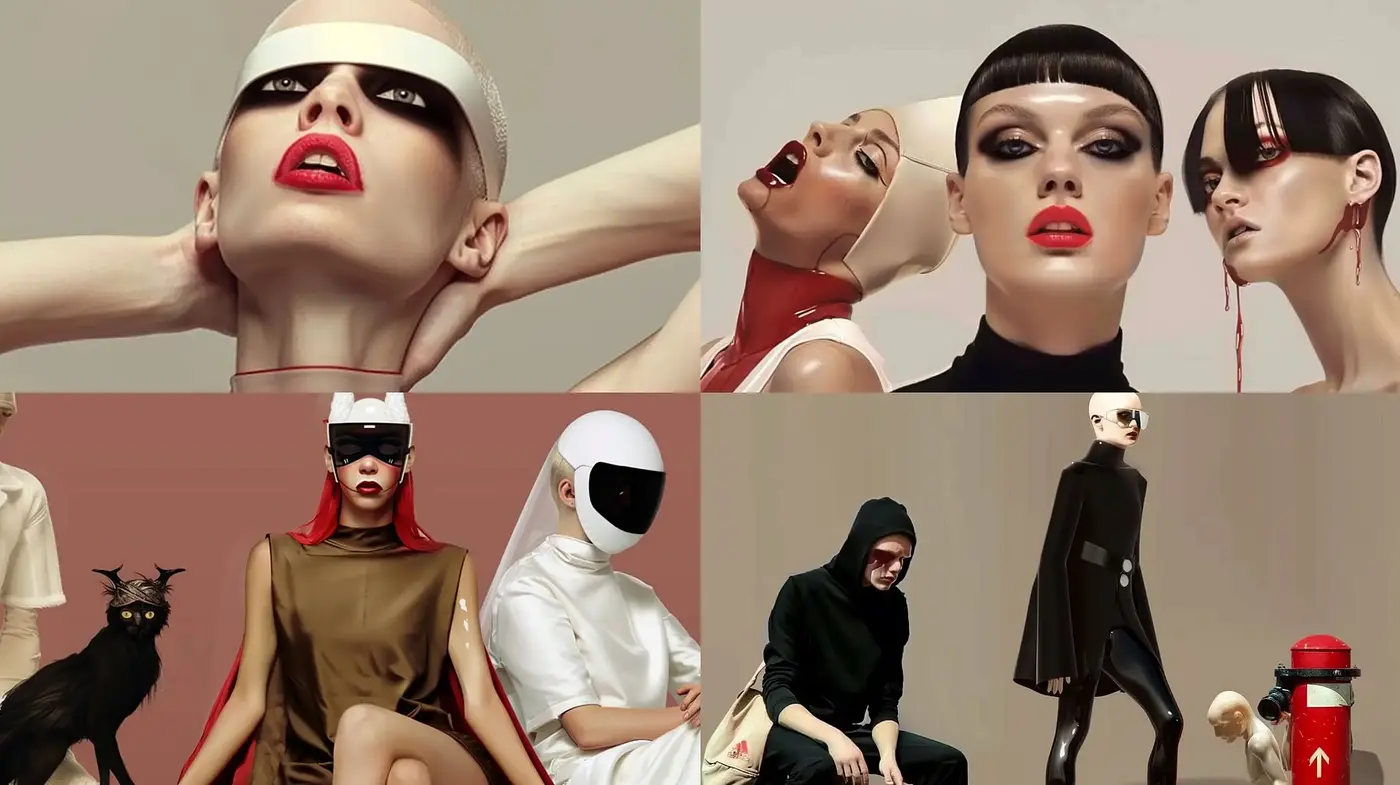 Contemporary Surrealism with Polished Elegance - Midjourney sref style