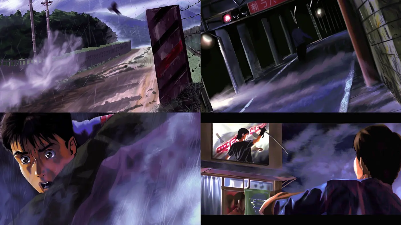 Dramatic Nocturnal Anime-Inspired Visions with a Vivid Color Palette - Midjourney sref style