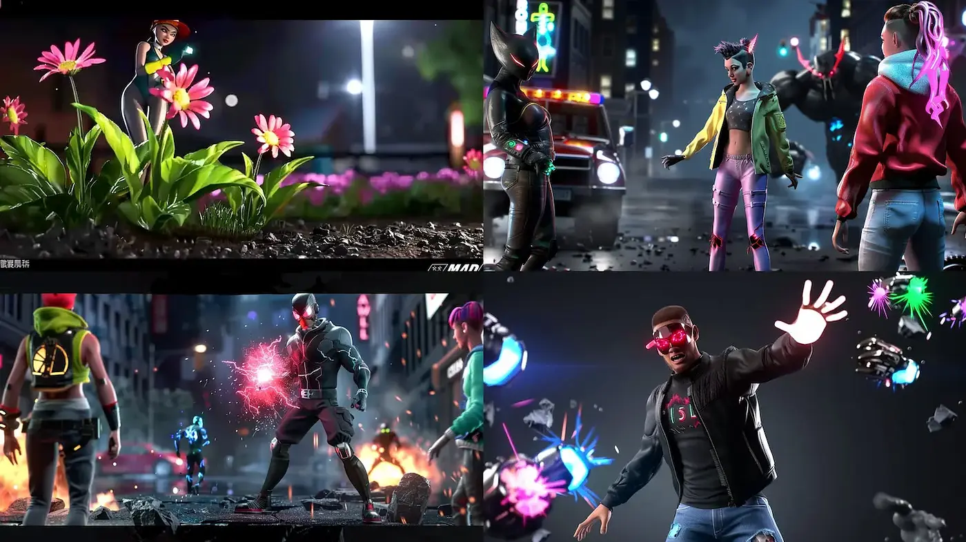 Vibrant Cyberpunk Aesthetic with Rich Textural Detail - Midjourney sref style