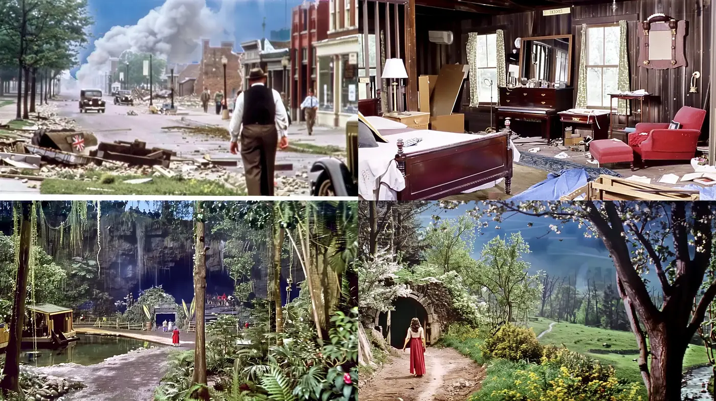 Cinematic Nostalgia with Vivid Storybook Realism - Midjourney sref style