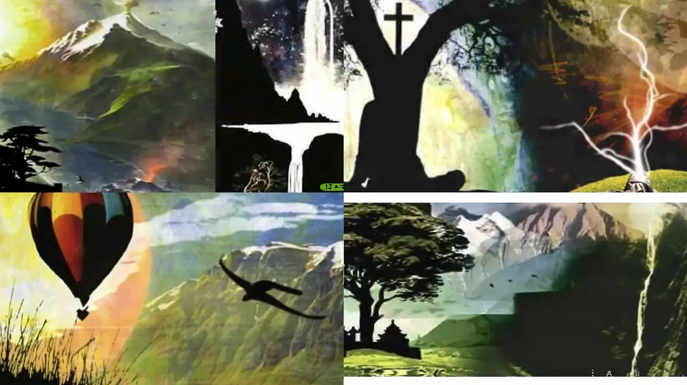 Ethereal Landscapes with a Harmonious Blend of Nature and Emotion - Midjourney sref style