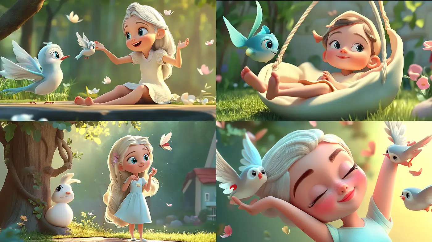 Enchanted Forest Whimsy: A Consistent Celebration of Serene and Playful Animation - Midjourney sref style