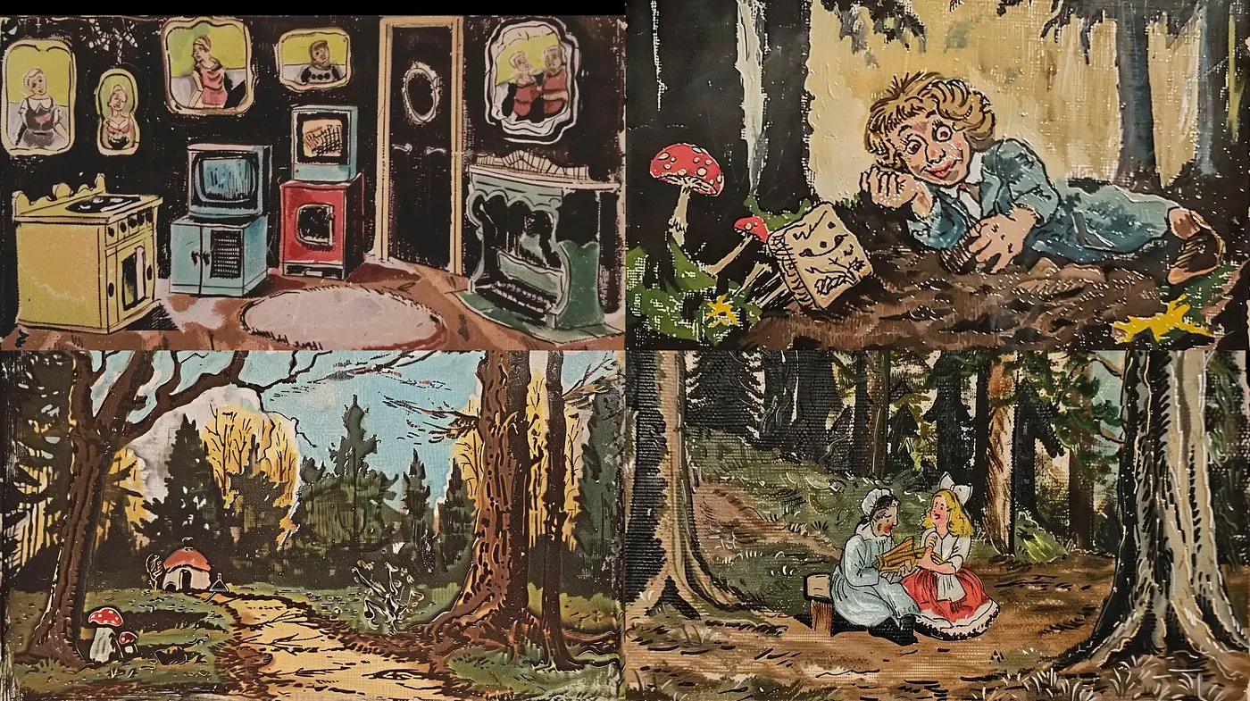 Eclectic Folk Storybook Fusion - Midjourney sref style