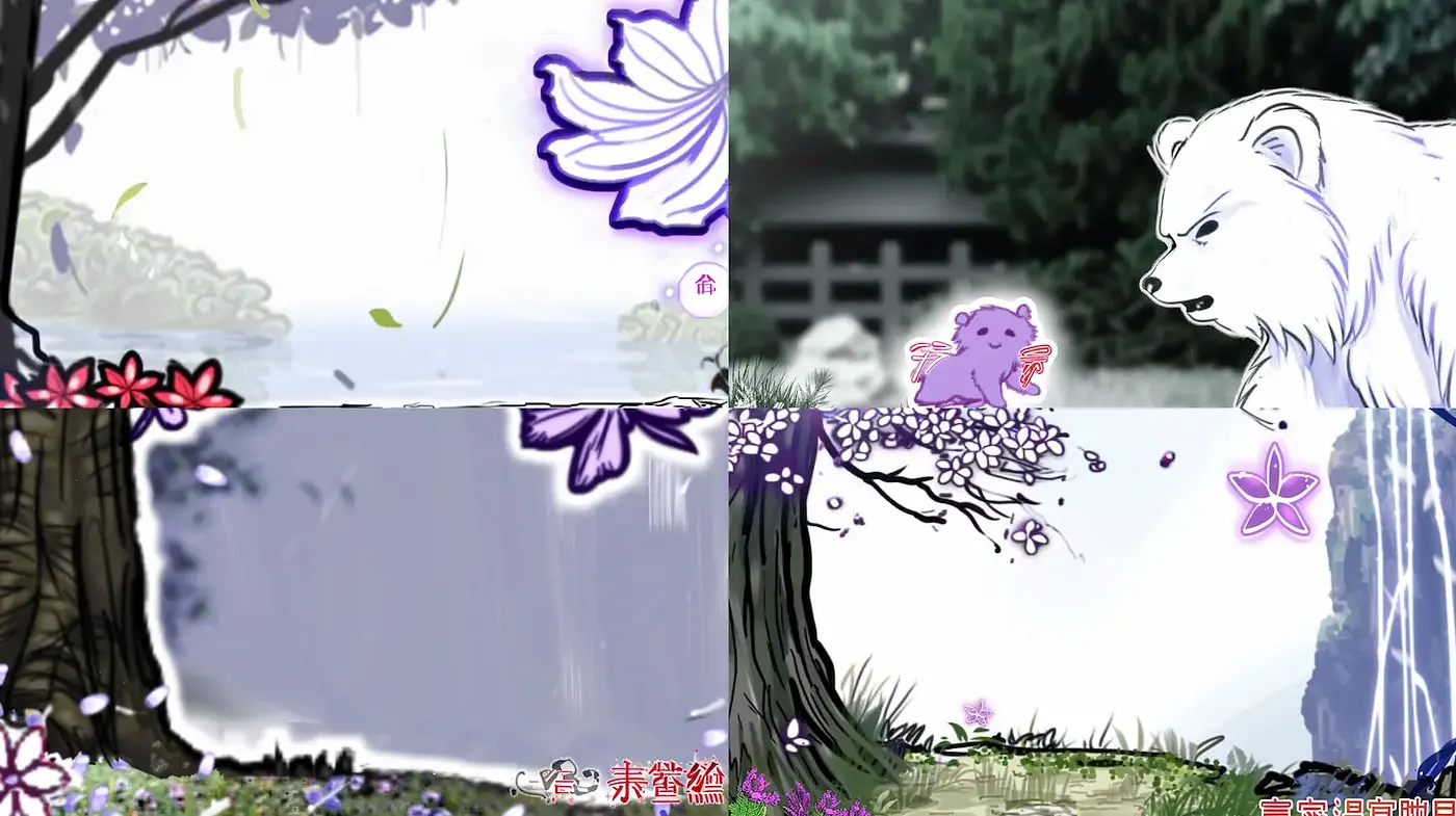 Whimsical and Ethereal Nature Illustration with Delicate Features - Midjourney sref style
