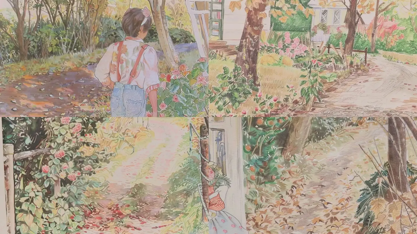 Idyllic Pastoral Scenes with Soft Impressionistic Overtones - Midjourney sref style