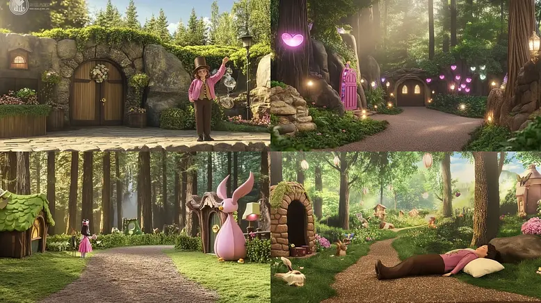 Charming Whimsical Environments with a Touch of Fantasy