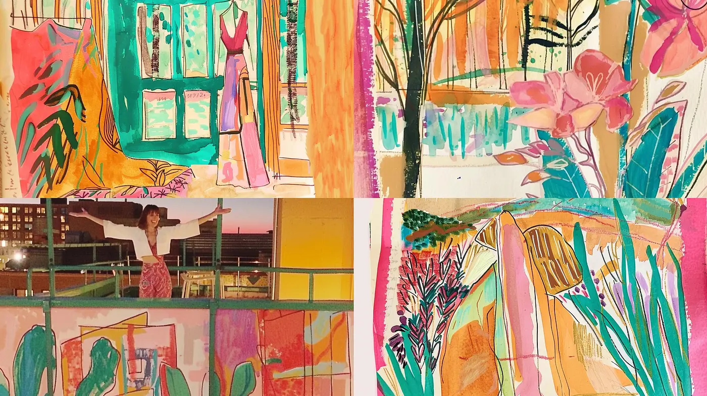 Vibrant Brushstroke Harmony: A Dance of Vivid Hues and Bold Textures - Midjourney sref style