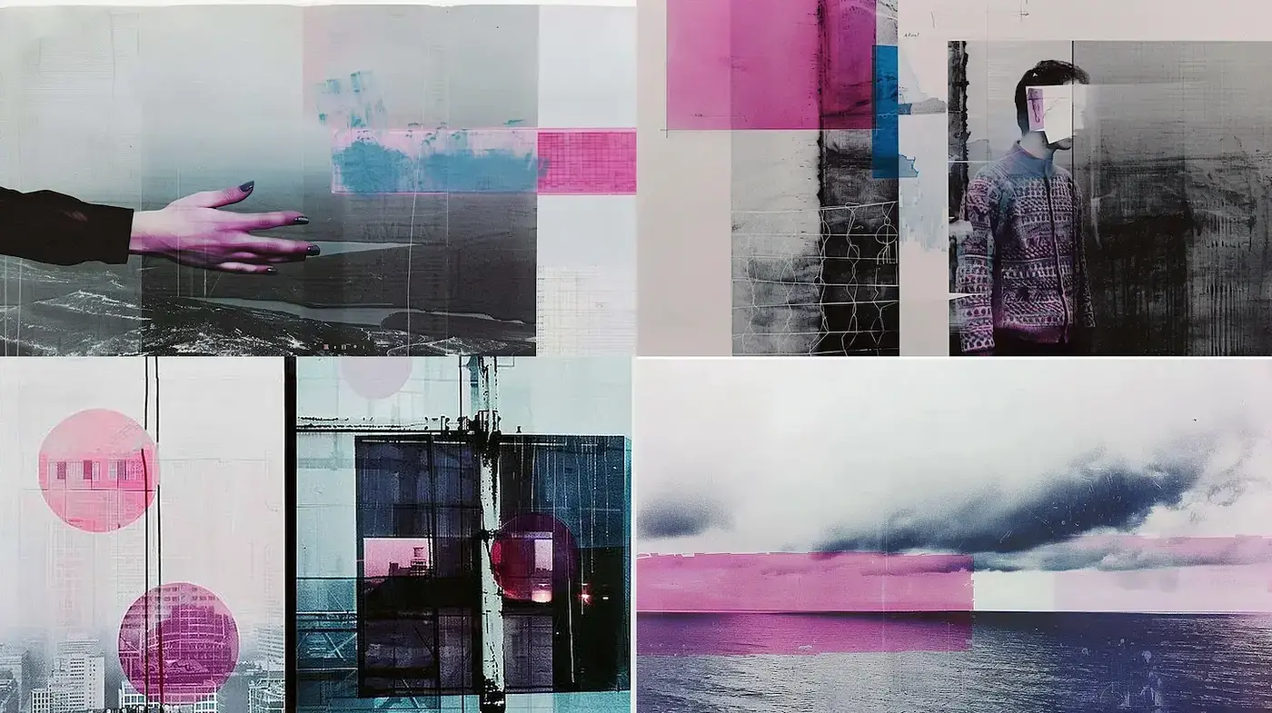 Abstract Expressionism with a Contemporary Digital Twist - Midjourney sref style