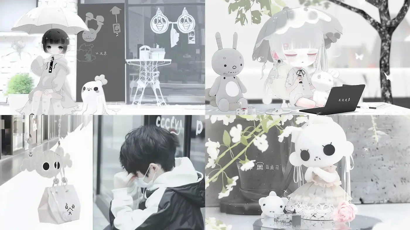Whimsical and Ethereal Urban Fantasy Aesthetic with a Touch of Kawaii - Midjourney sref style