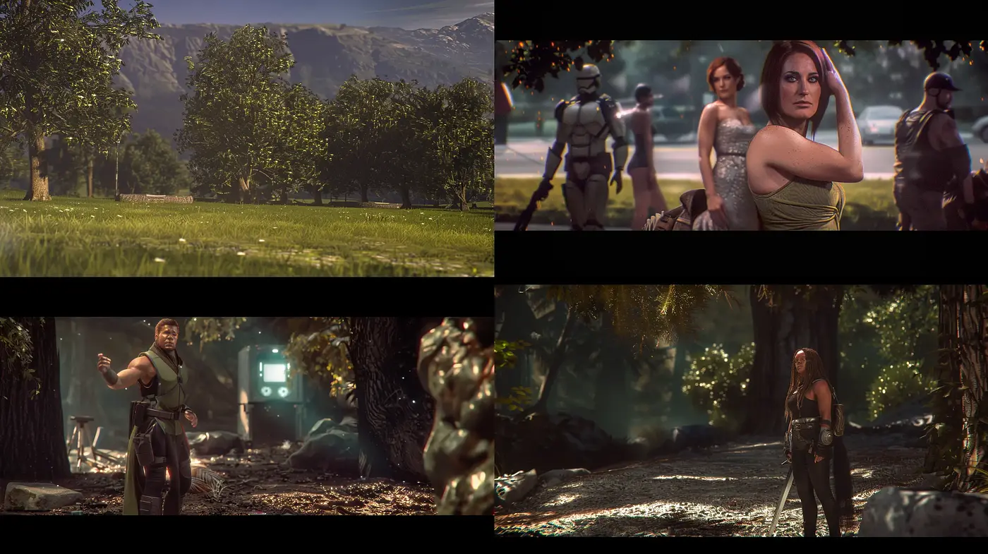 Ethereal Cinematic Naturalism in Digital Art - Midjourney sref style